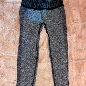Black and grey Gymshark leggings